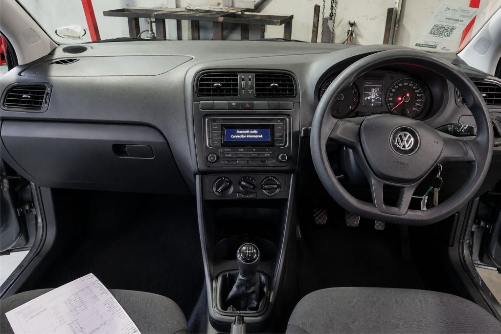 VW polo after airbag repair